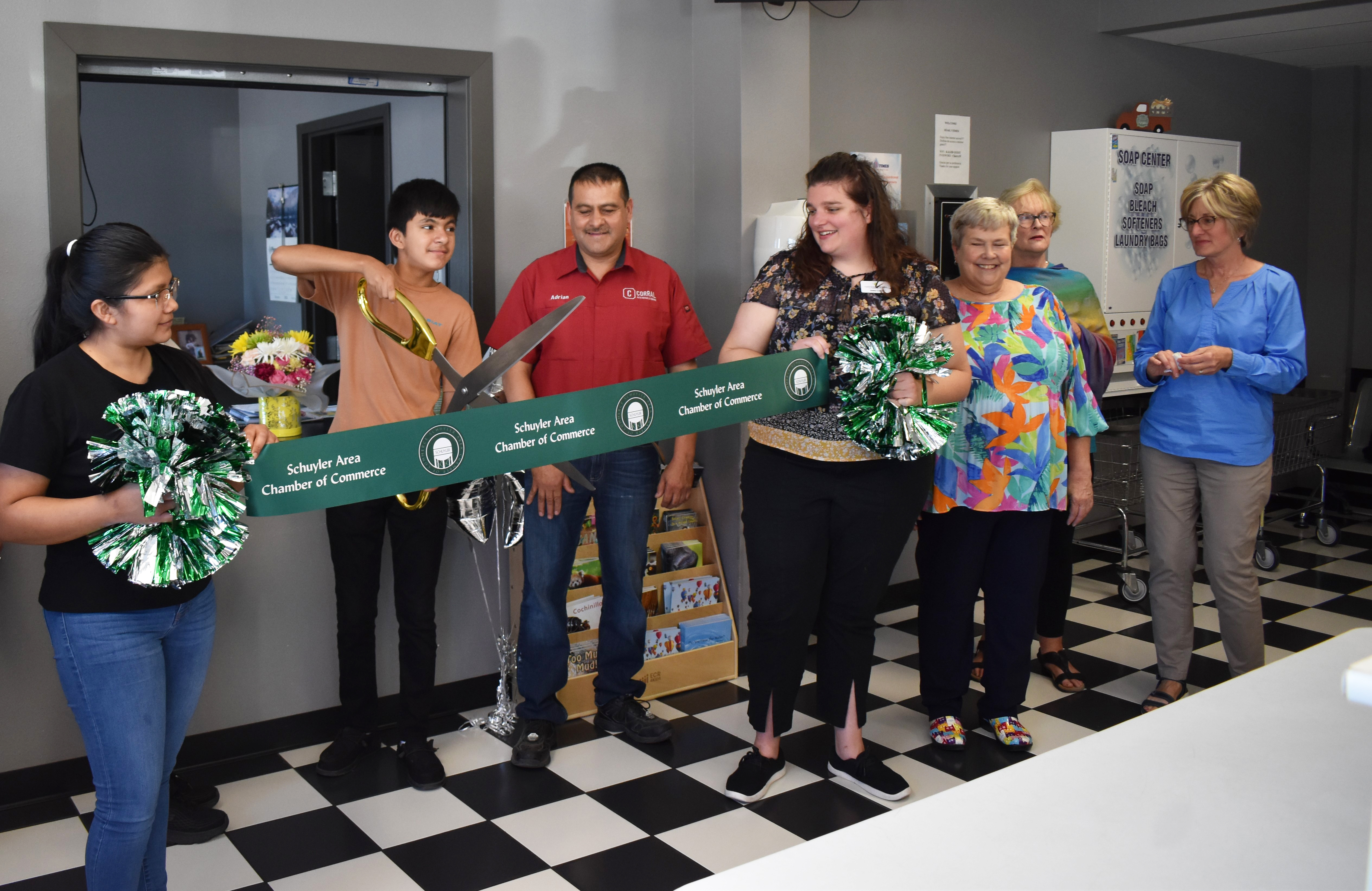 Schuyler Book Garden Ribbon Cutting 2025